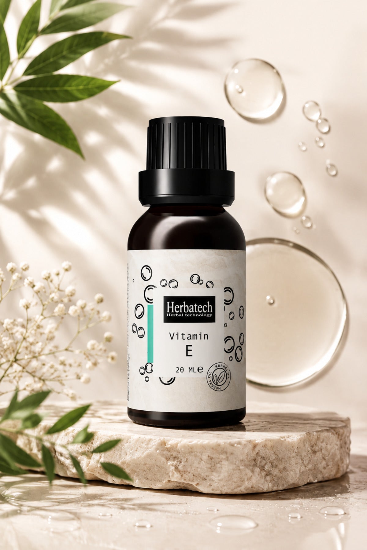 Saf E Vitamini Serumu 20 ml - Saç, Cilt, Kirpik Ve Tırnak Bakım Yağı - Besleyici Ve Onarıcı