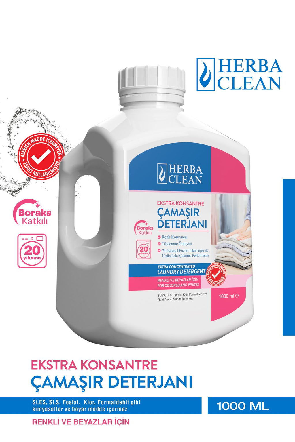 Ekstra Konsantre Çamaşır Deterjanı 1000 ml