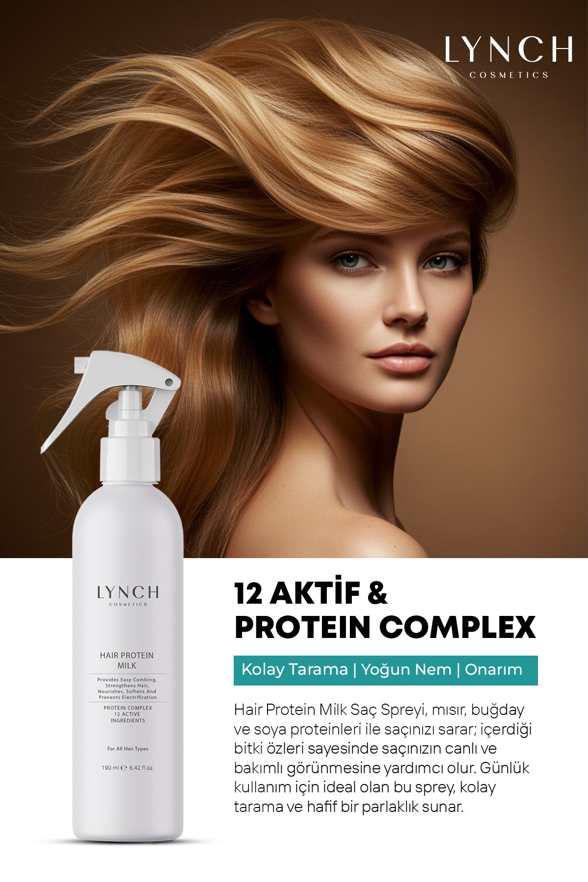 Saç Protein Sütü - 190 Ml