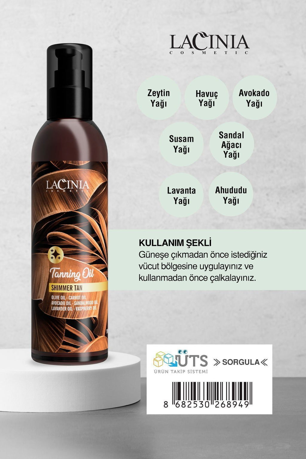 Shımmer Tan Tannıng Oıl 190ml Simli Ve Bronzlaştırıcı Etkili