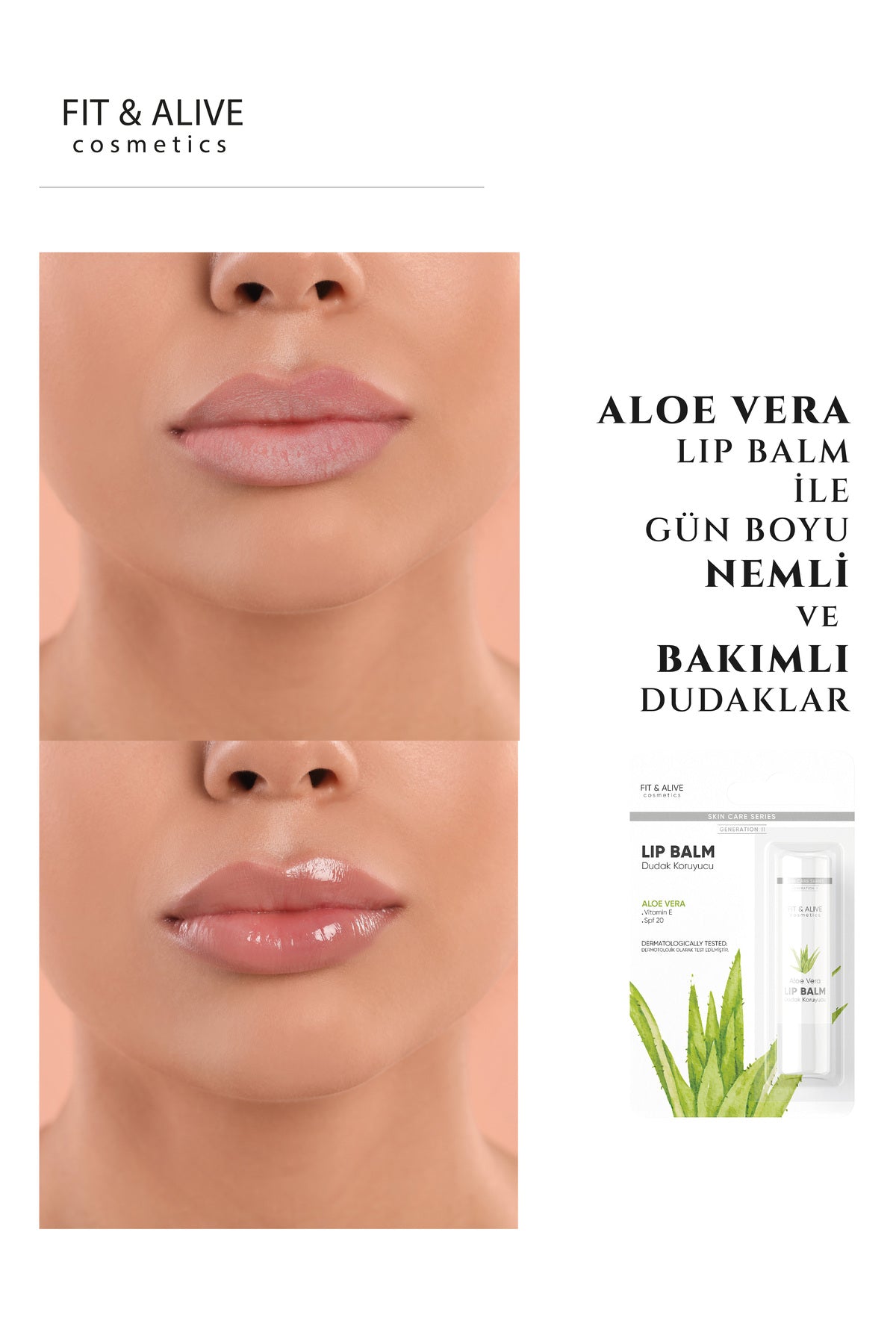 Fitalive Aloe Vera Lip Balm