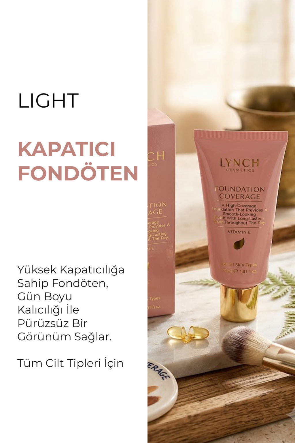 Kapatıcı Fondöten Light 30 ml