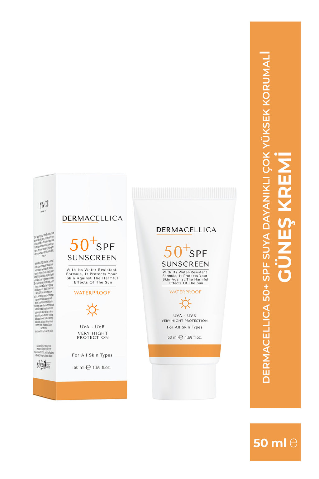 50+ Spf Suya Dayanıklı Çok Yüksek Korumalı Güneş Kremi 50 ml