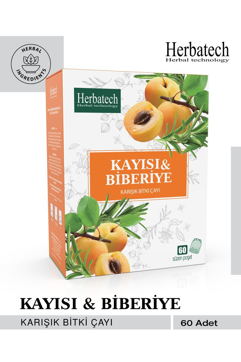 Kayısı Biberiye Çayı 60 X 1.5gr Süzen Poşet