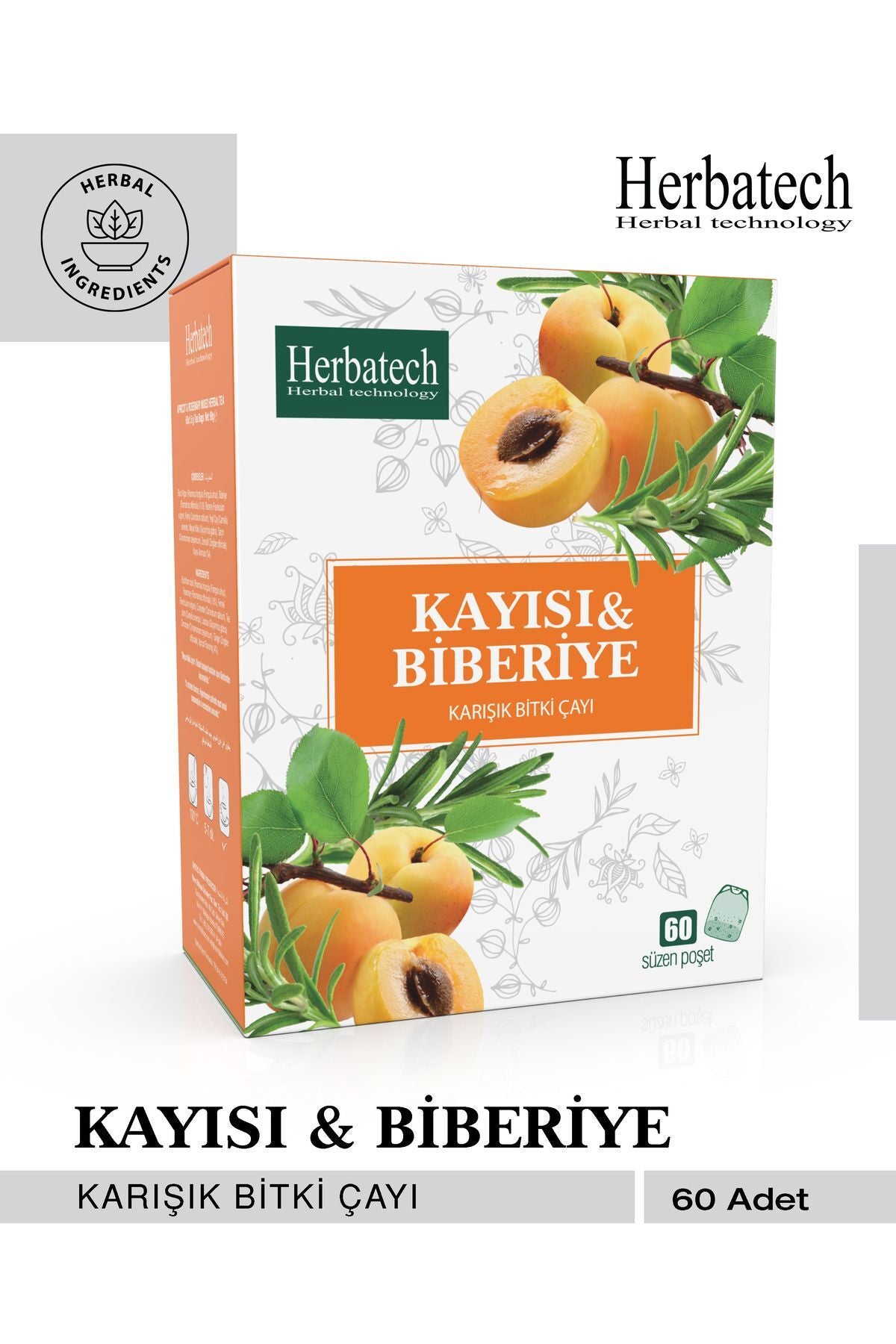 Kayısı Biberiye Çayı 60 X 1.5gr Süzen Poşet