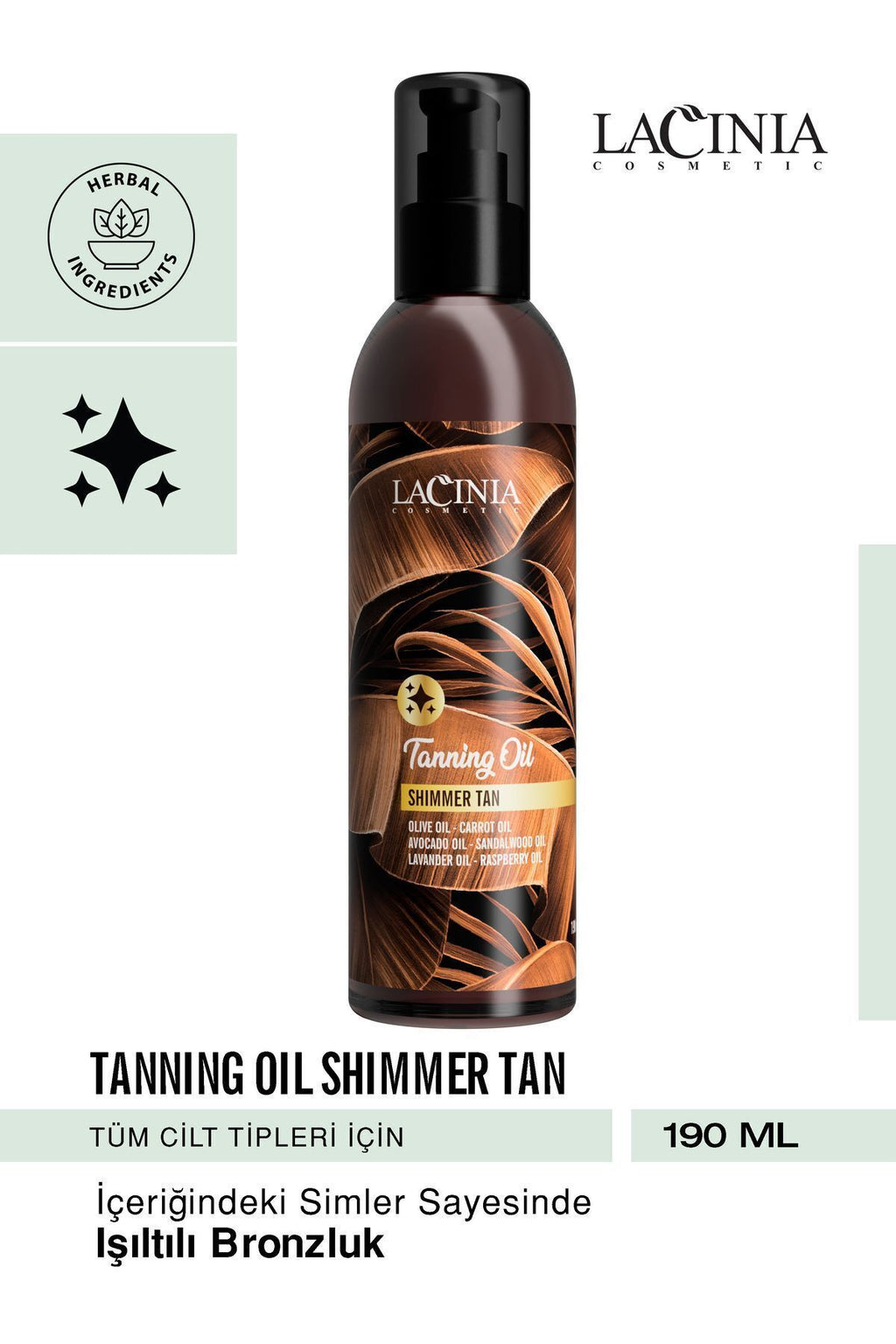 Shımmer Tan Tannıng Oıl 190ml Simli Ve Bronzlaştırıcı Etkili