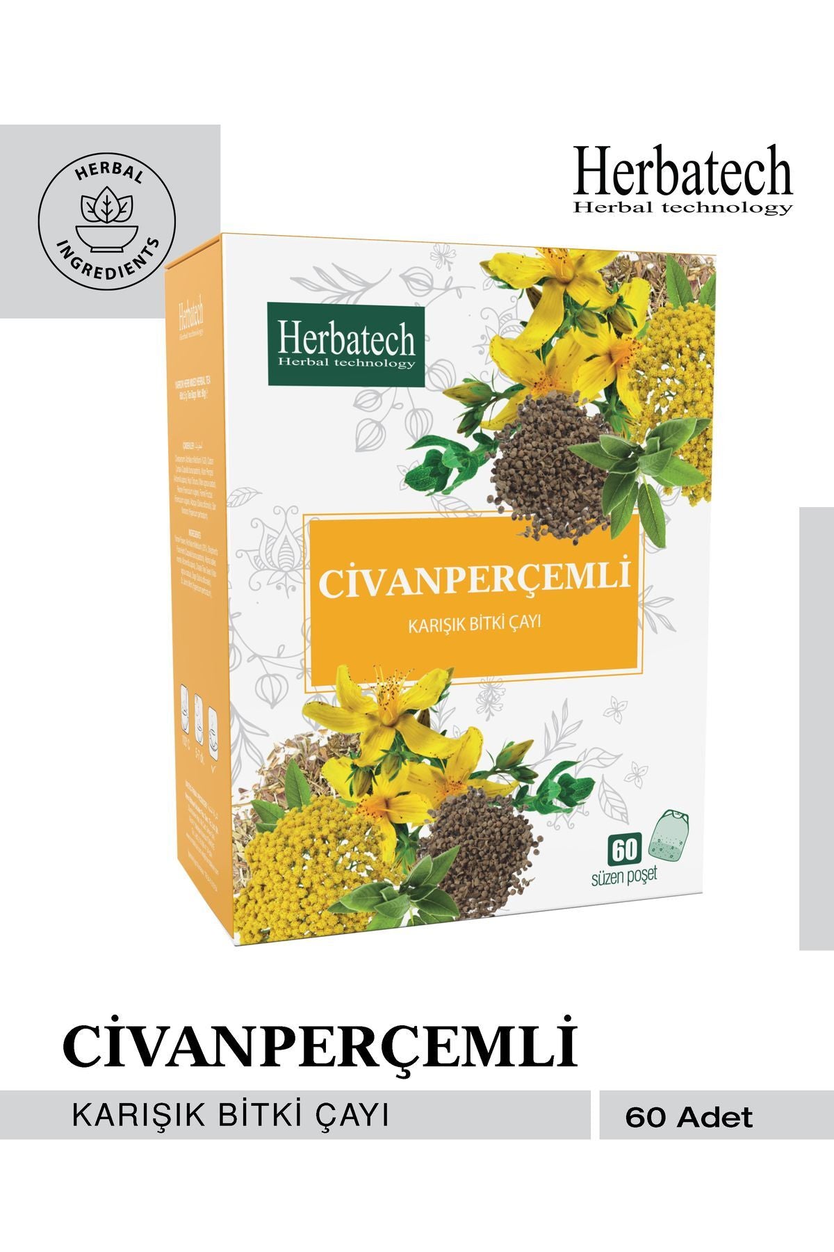 Civanperçemli Çay - Doğal Bitki Çayı Süzen Poşet