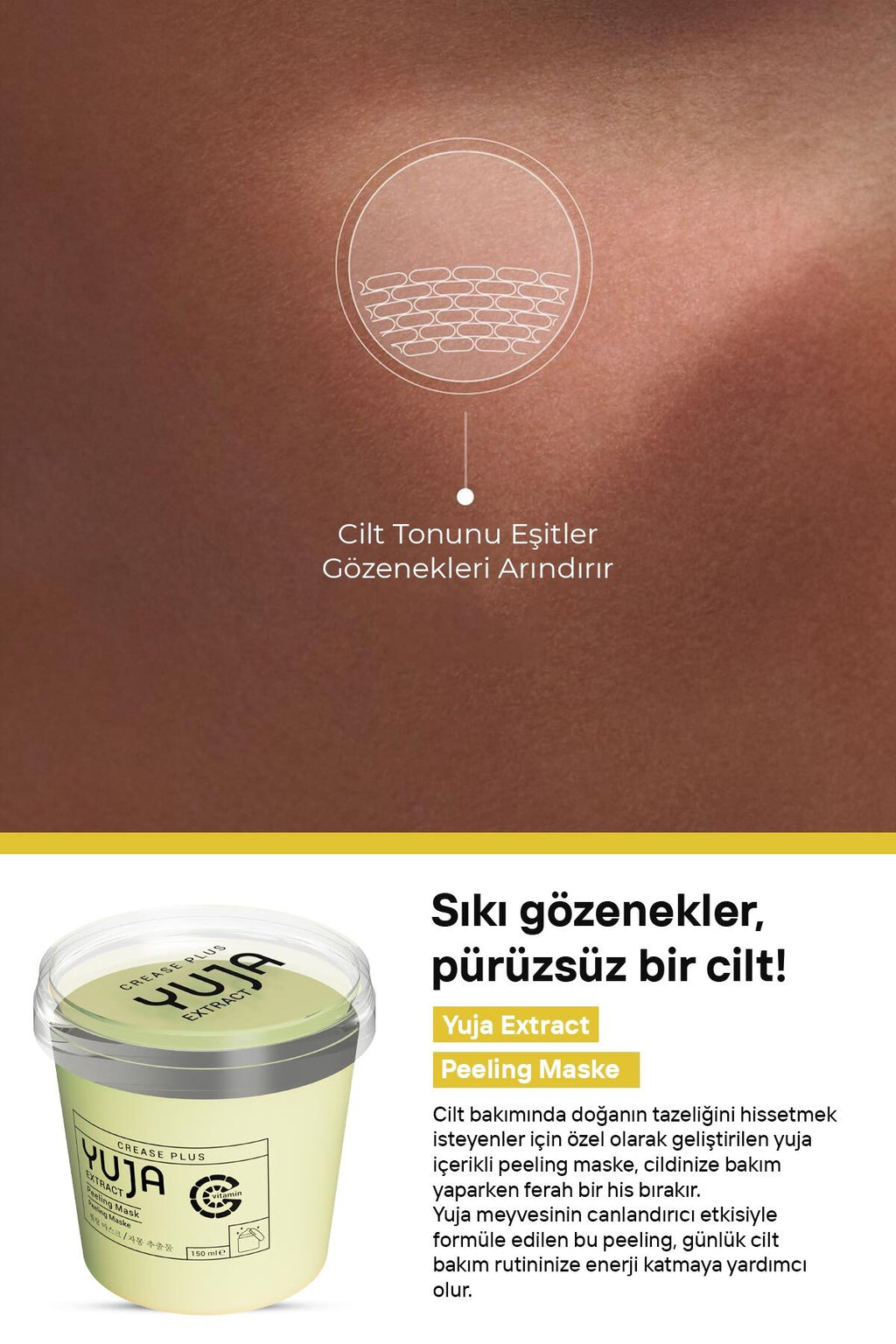 Yuja Arındırıcı Ve Canlandırıcı Peeling Maske 150 ml