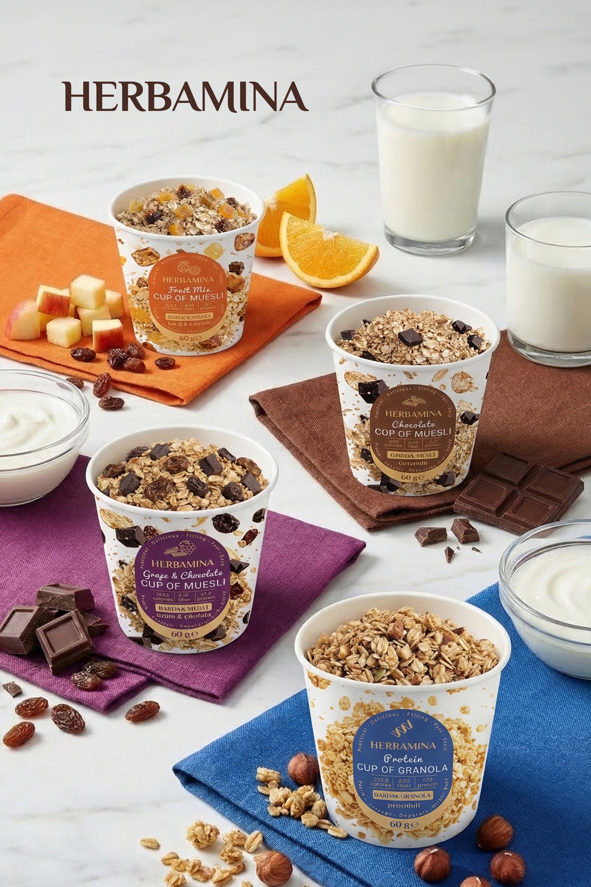 8'li Karışık Granola ve Müsli