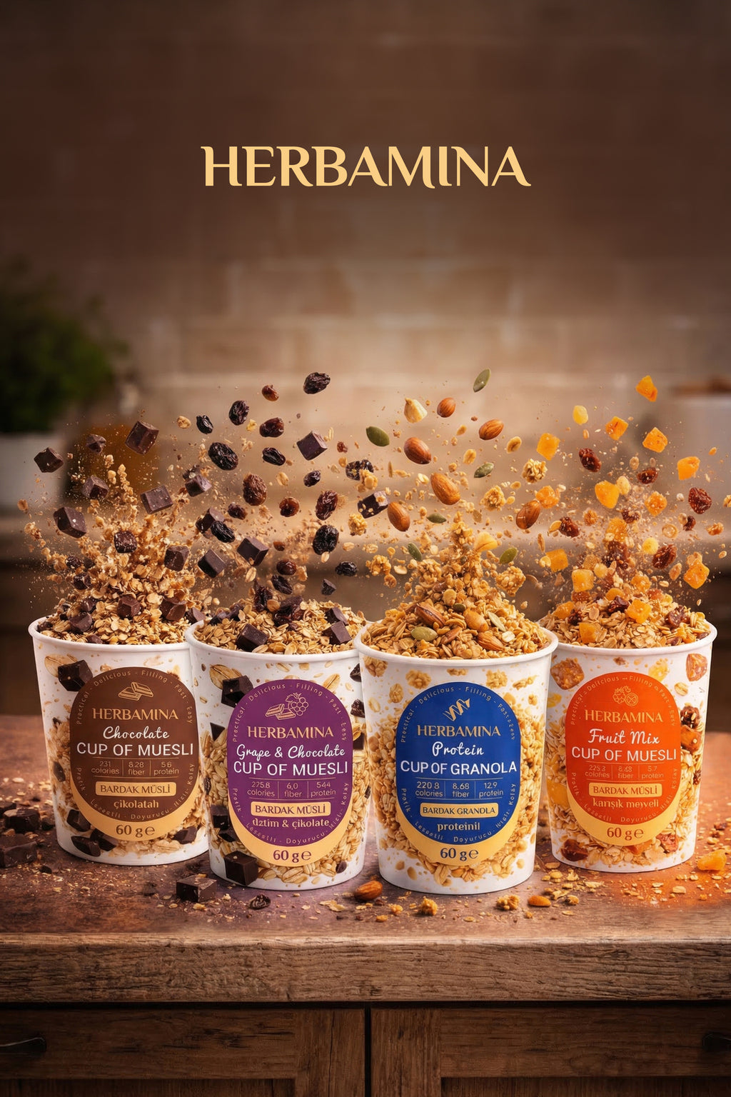 8'li Karışık Granola ve Müsli