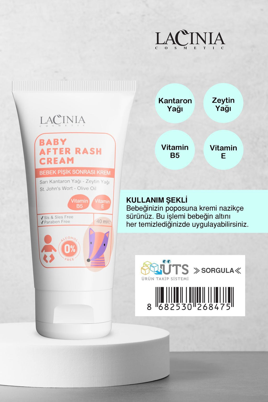 Bebek Pişik Sonrası Krem 40Ml