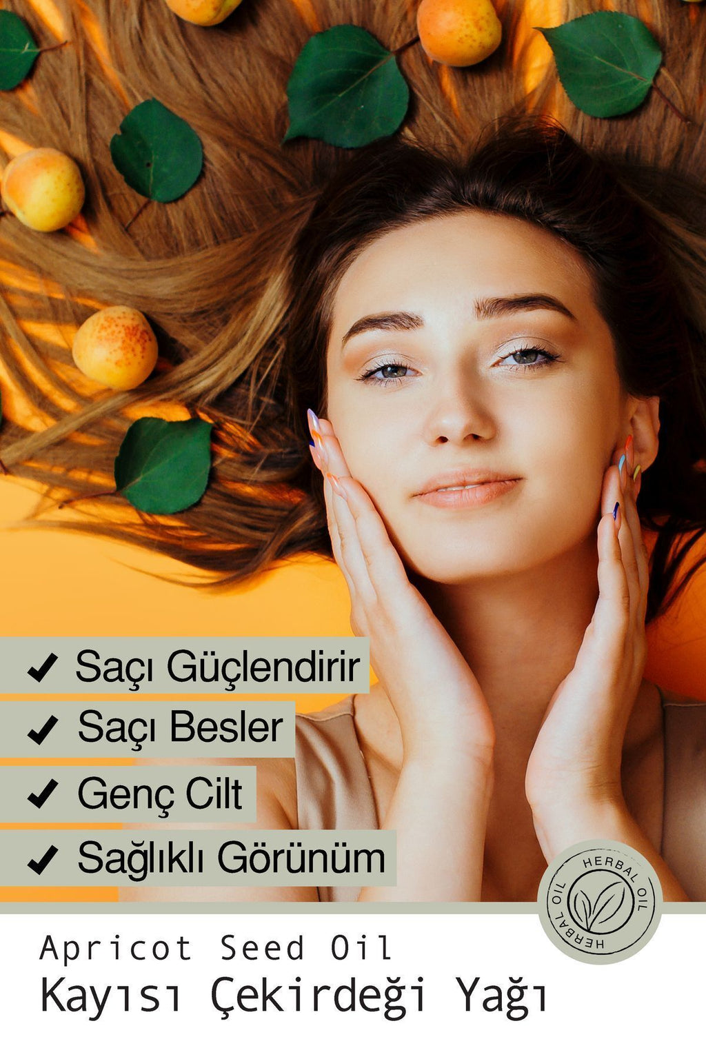 Doğal Kayısı Çekirdeği Yağı - Aydınlatıcı Göz Çevresi Ve Kırışıklık Karşıtı Bakım Yağı 50 ml