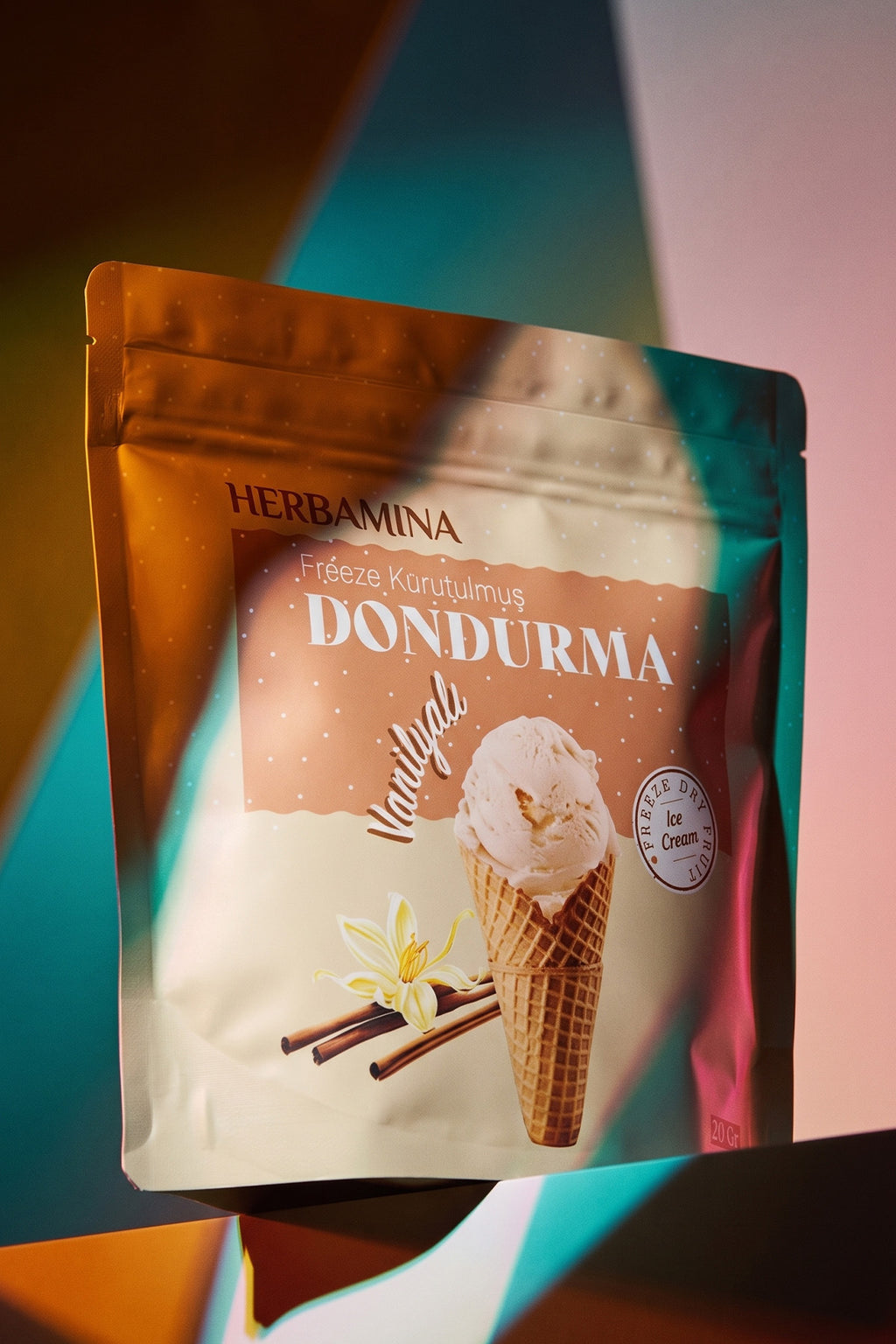 Dondurularak Kurutulmuş Vanilyalı Dondurma - 20 gr