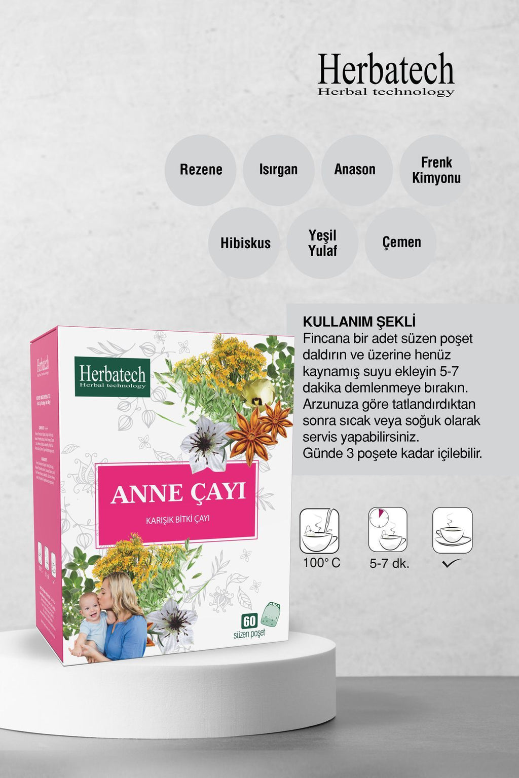 Anne Çayı 60x1,5 90 Gr