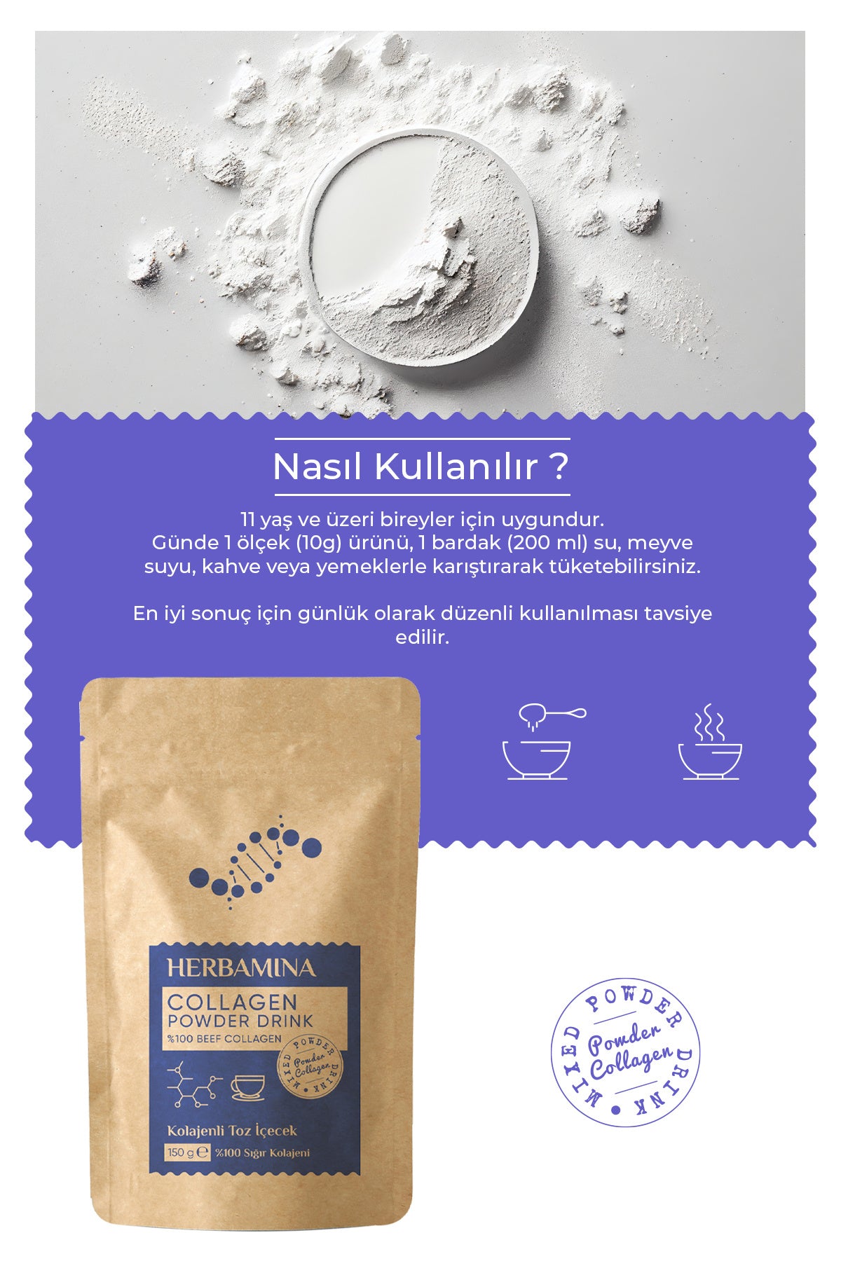 Kolajenli Toz İçecek 150 gr
