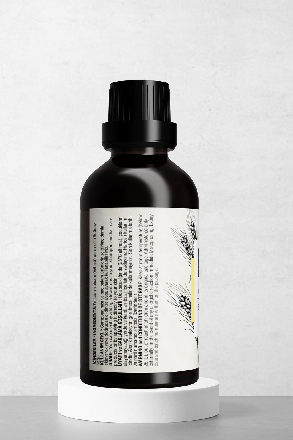 Doğal Buğday Yağı - Leke Karşıtı Cilt Ve Onarıcı Saç Bakım Yağı 50 ml
