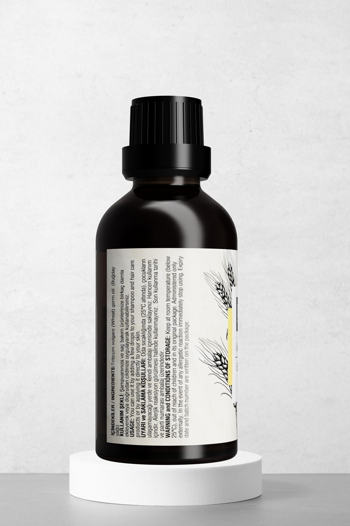 Doğal Buğday Yağı - Leke Karşıtı Cilt Ve Onarıcı Saç Bakım Yağı 50 ml