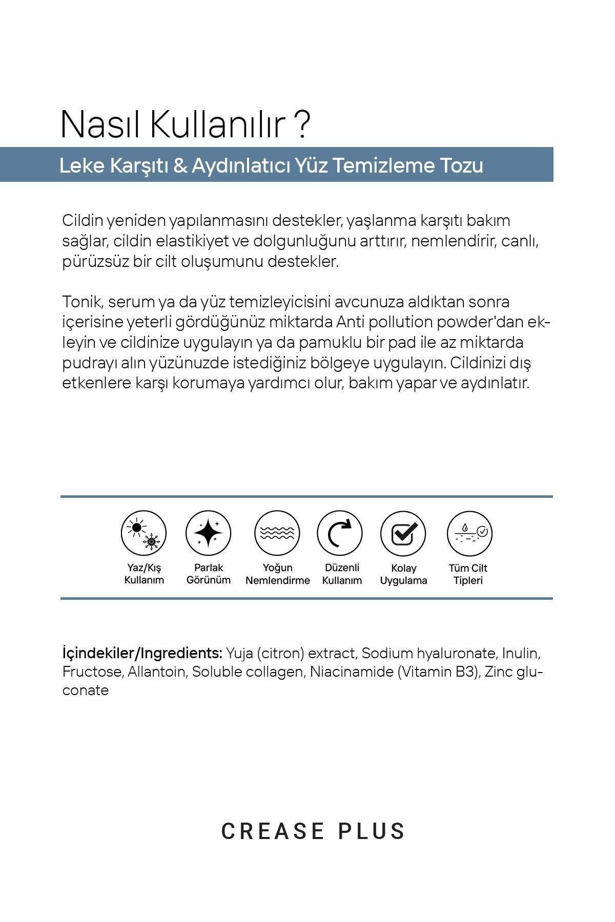 Yuja Arındırıcı Ve Leke Karşıtı Yüz Temizleme Tozu 12 gr