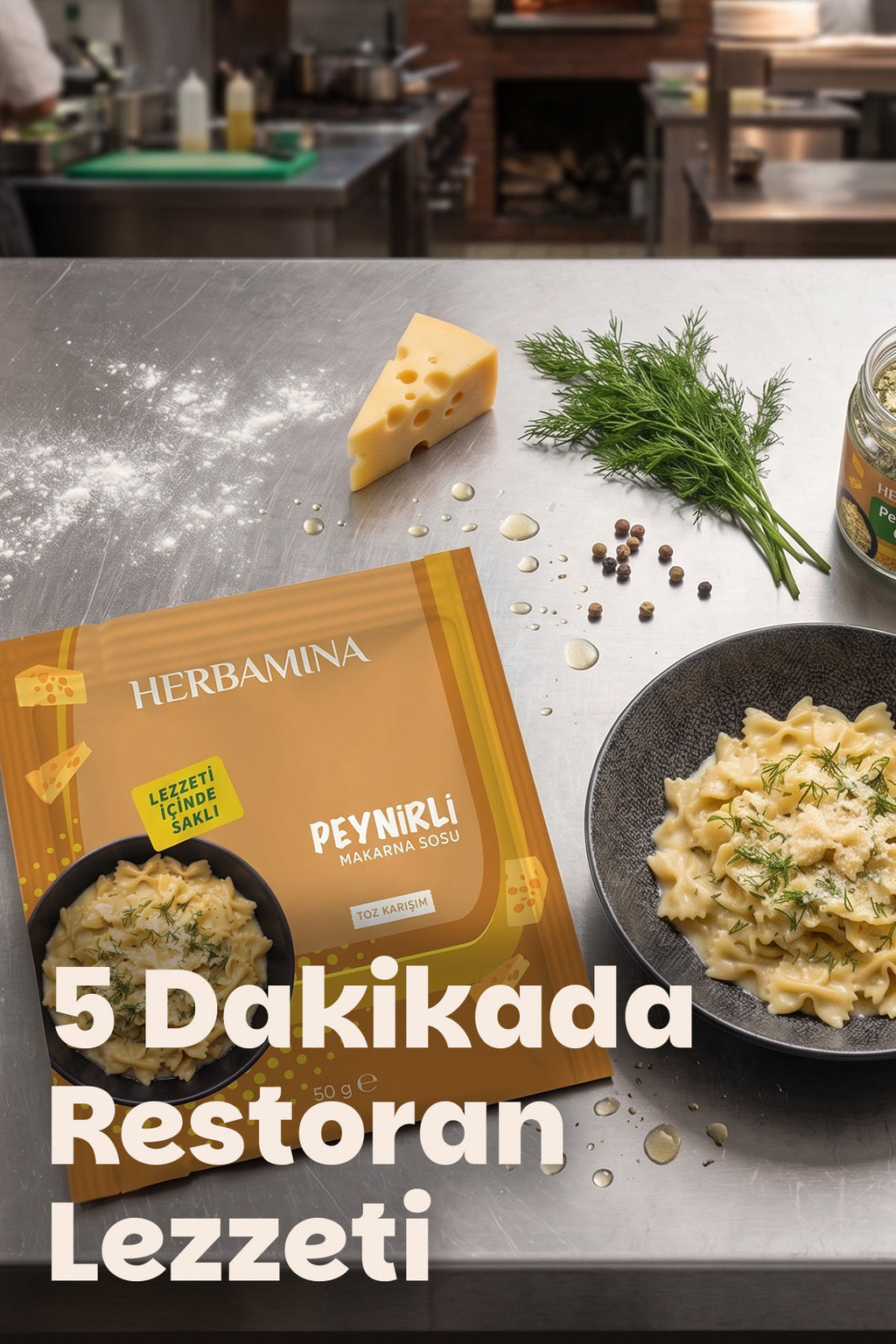 3'lü Peynirli Makarna Sosu 50 gr
