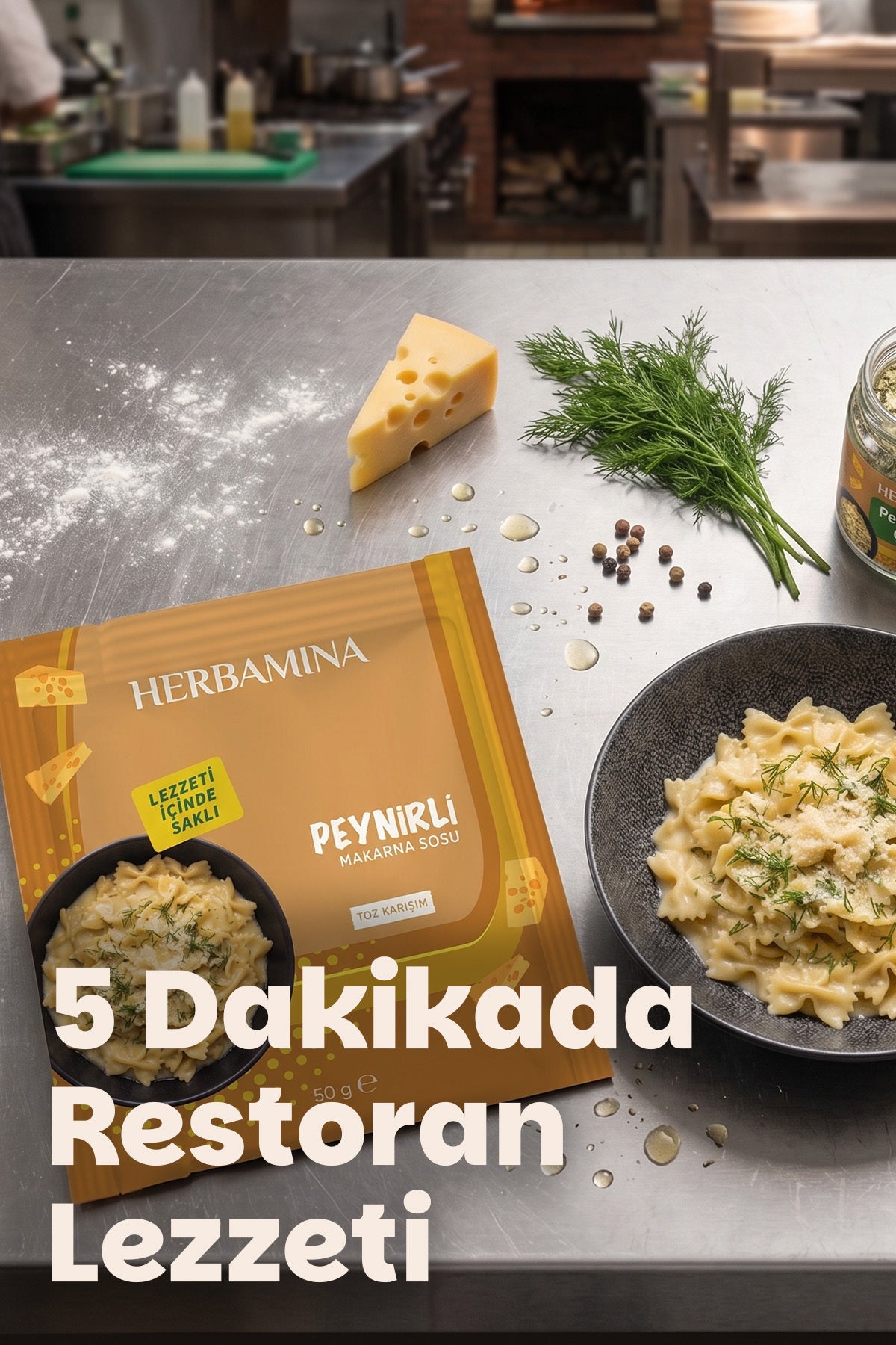 3'lü Peynirli Makarna Sosu 50 gr