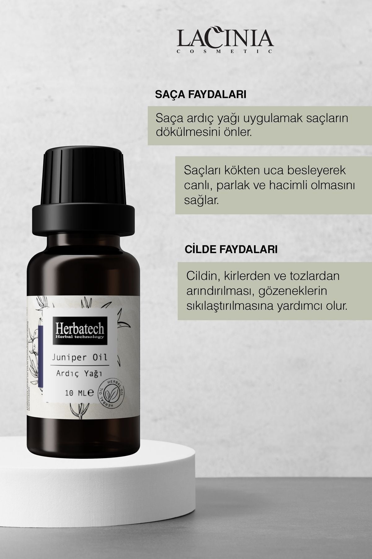 Doğal Ardıç Yağı - Saç Derisi Önleyici, Cilt Arındırıcı, Saç Dökülmesine Karşı Yağ 10 ml