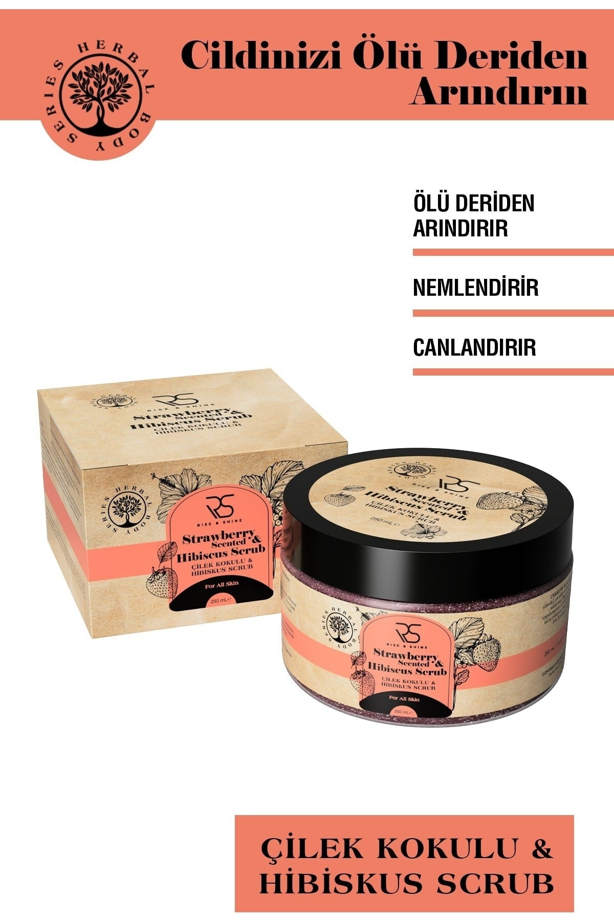 Strawberry & Hibiscüs Scrub - 250 ml