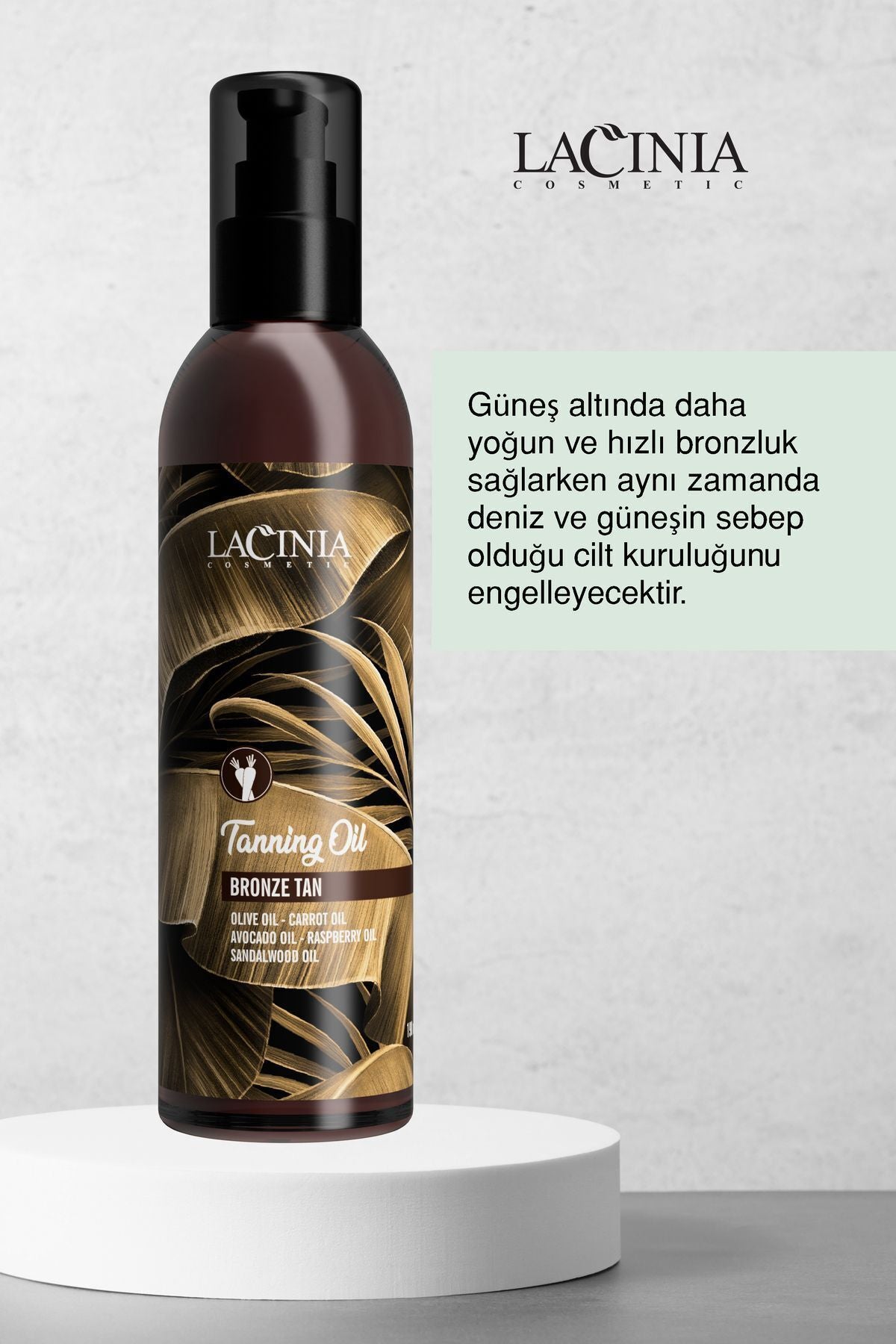 Bronze Tan Tannıng Oıl 190ml Bronzlaştırıcı Etkili