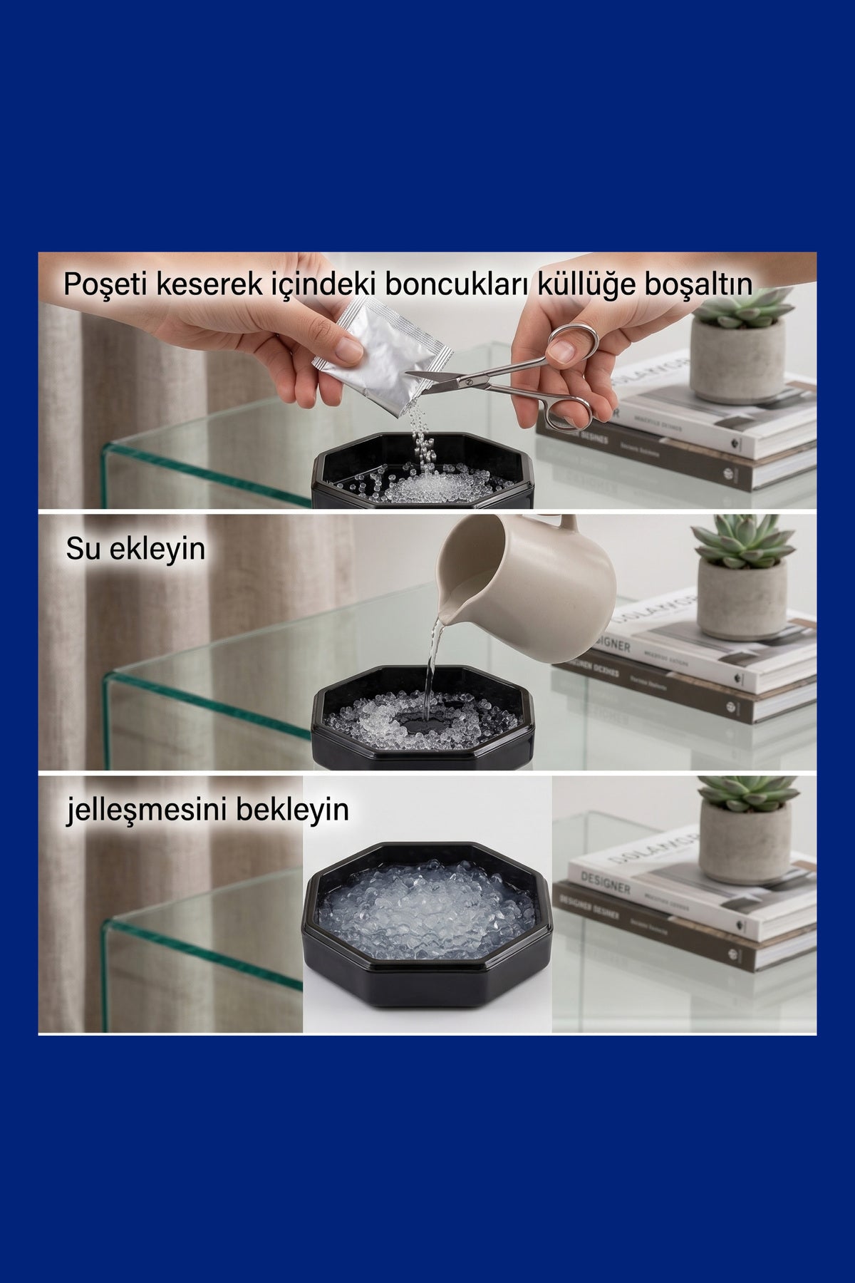 Küllük Jeli - Kül ve İzmarit Hapsedici Koku Emici Jel 20 Adet