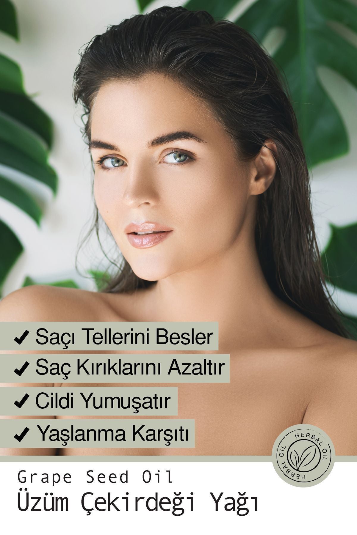 Doğal Üzüm Çekirdeği Yağı - Sıkılaştırıcı Göz Çevresi Ve Cilt Bakım Yağı 50 ml