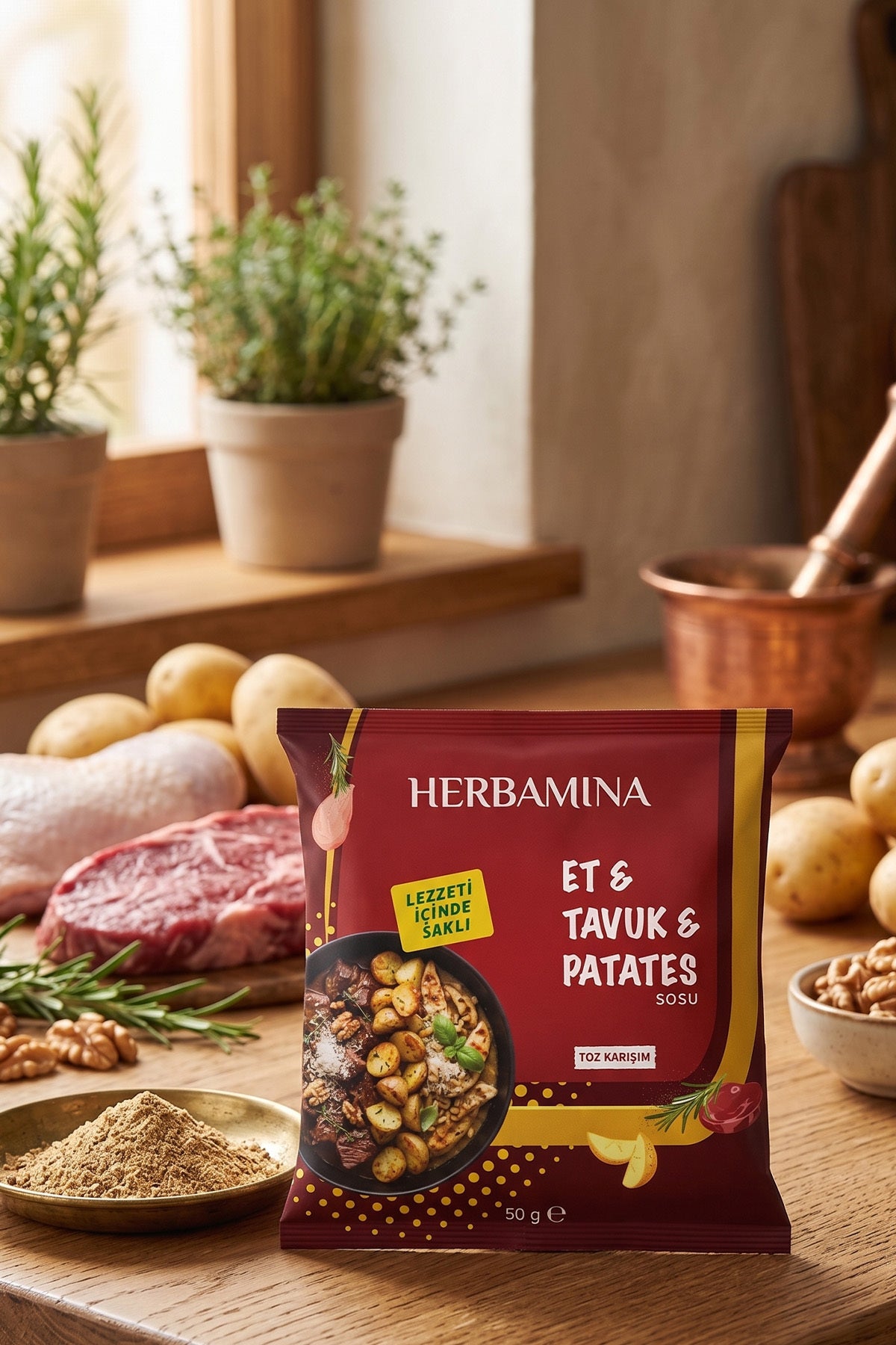 3'lü Et & Tavuk & Patates Sosu 50 gr