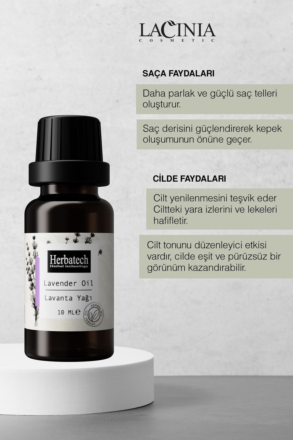 Doğal Lavanta Yağı 10 ml - Doğal Cilt Ve Saç Bakım Yağı - Yatıştırıcı Aromaterapi Özü