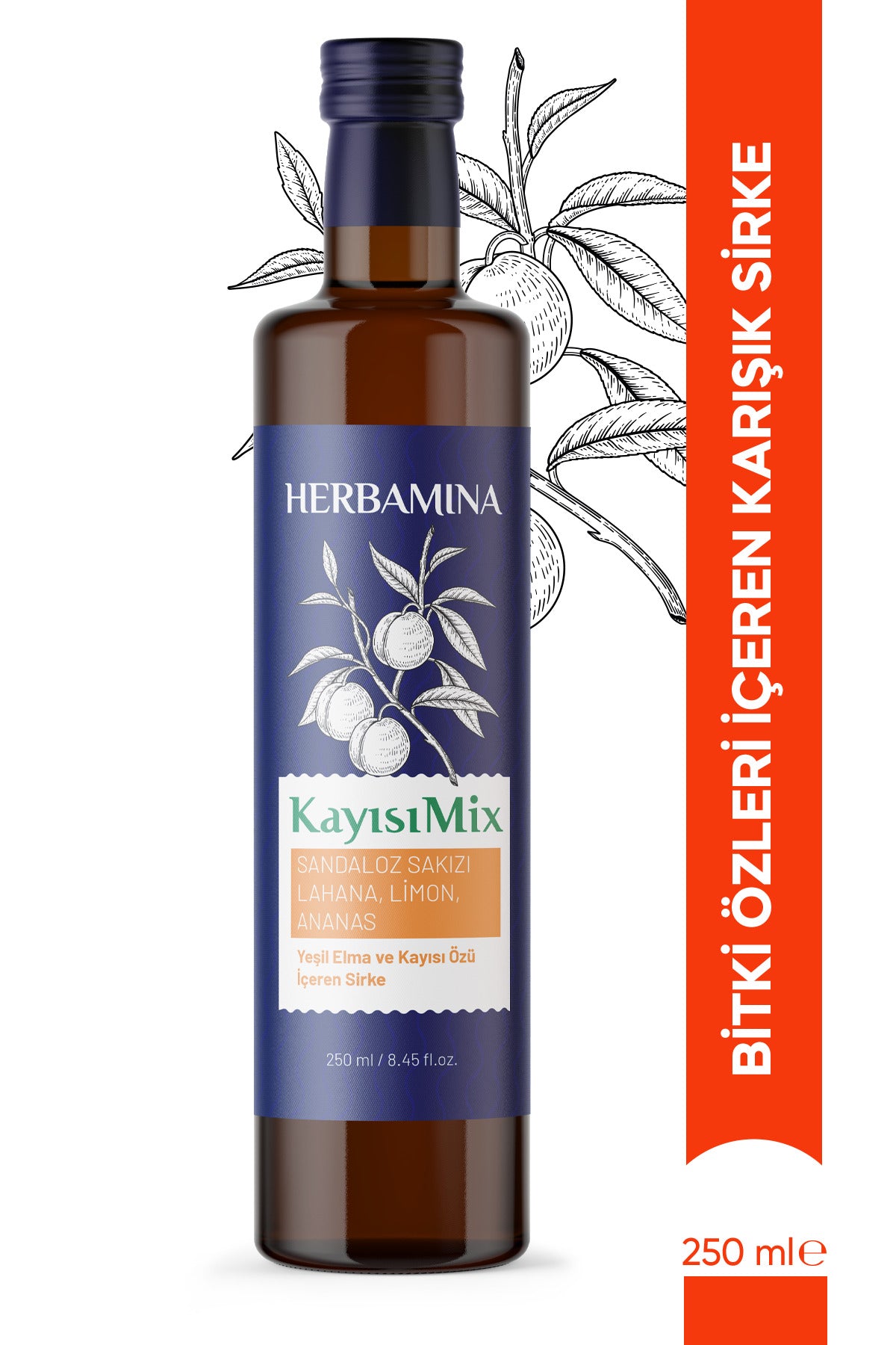 Kayısı Mix Sirke 250ml