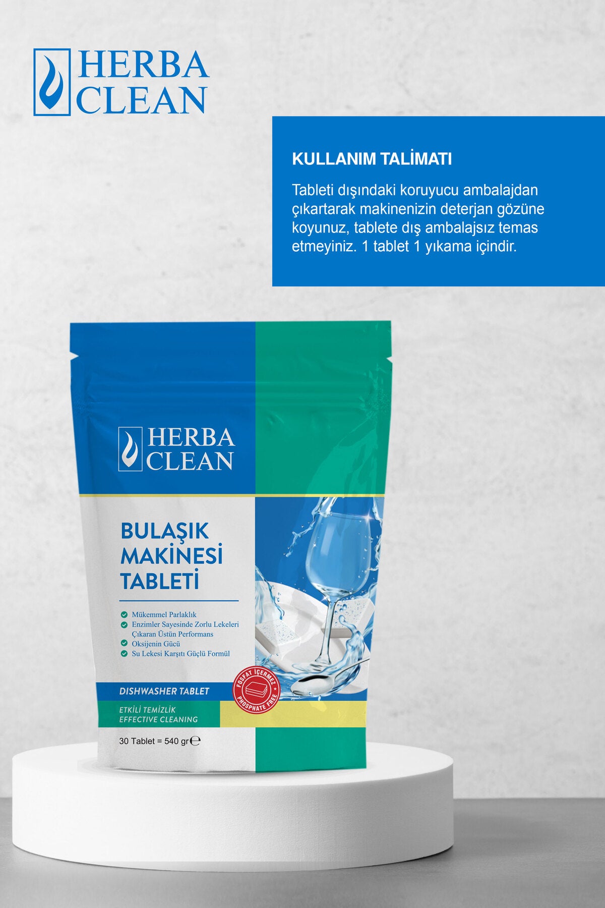 Bulaşık Makinesi Tableti 540 Gr