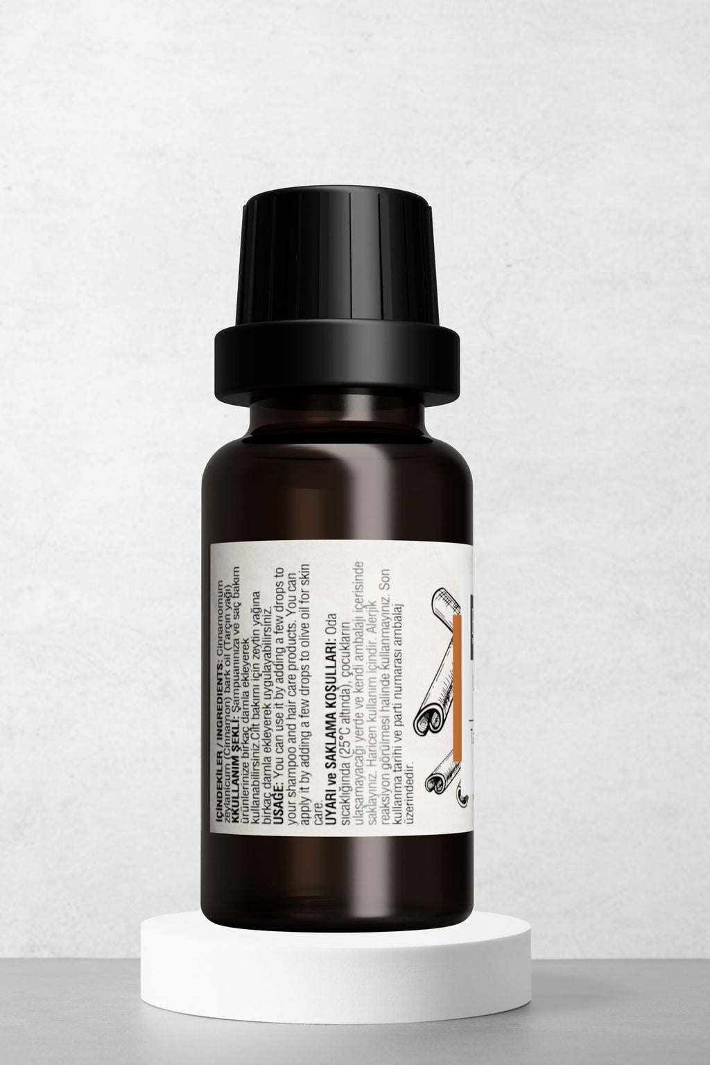 Doğal Tarçın Yağı - Dudak Dolgunlaştırıcı Ve Saç Kökü Uyarıcı Uçucu Yağ 10 ml