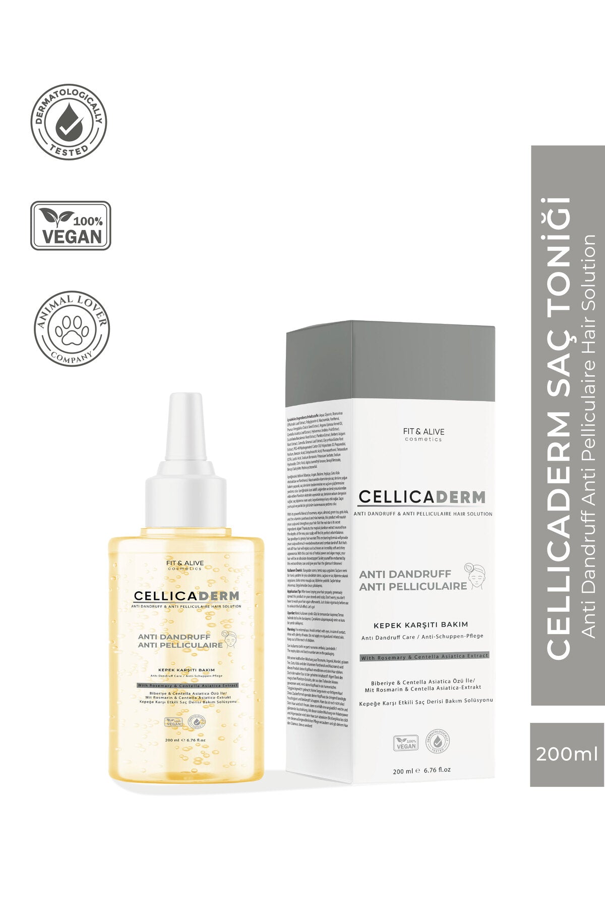 Fitalive Cellicaderm Kepek Karşıtı Saç Solüsyonu