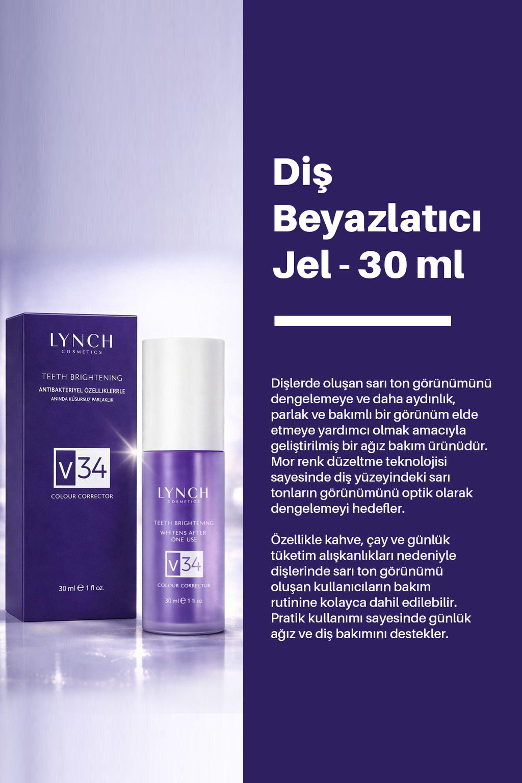 Diş Beyazlatıcı Jel - 30 ml