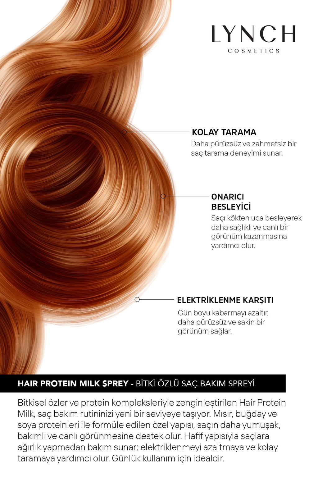 Saç Protein Sütü - 190 Ml