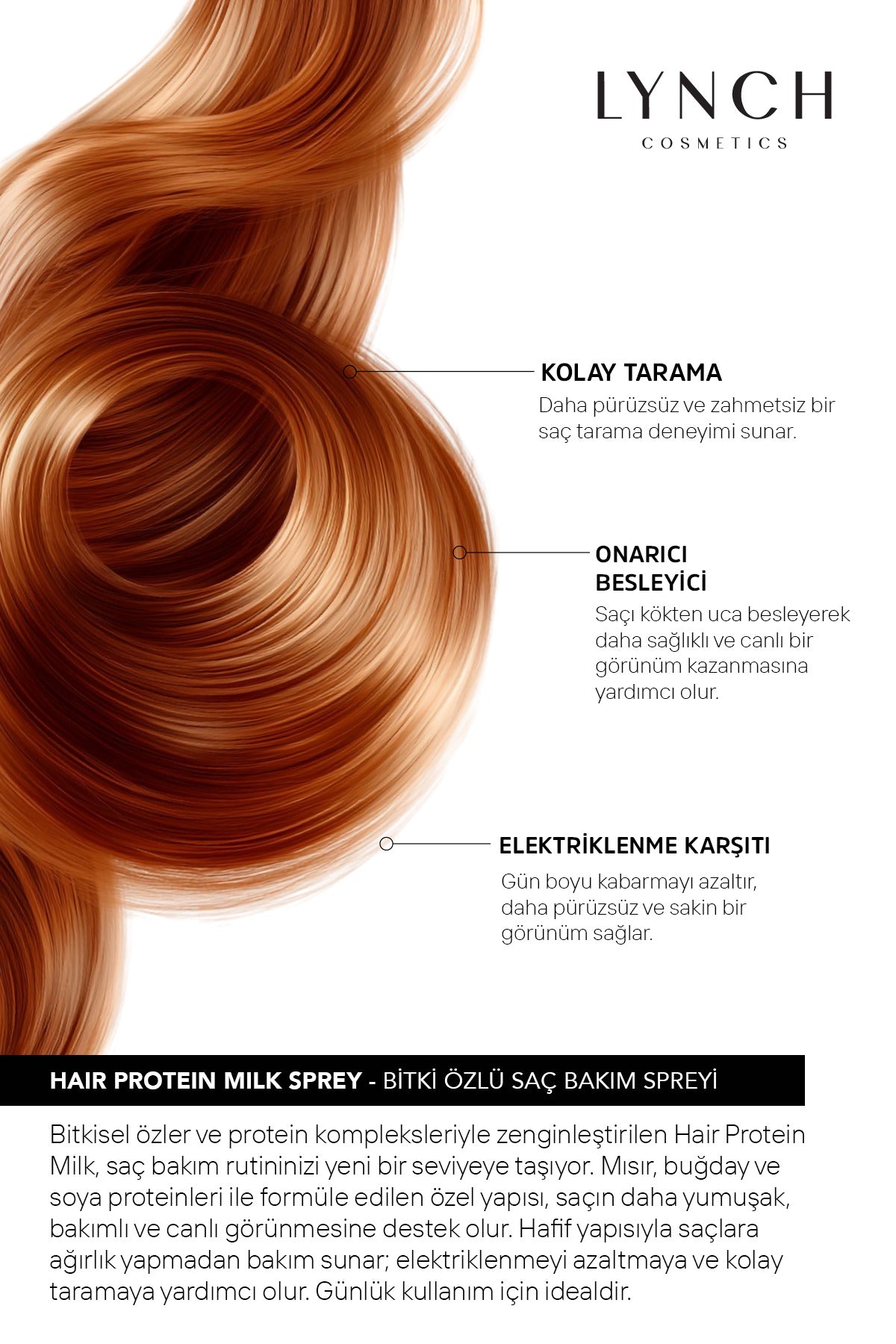 Saç Protein Sütü - 190 Ml