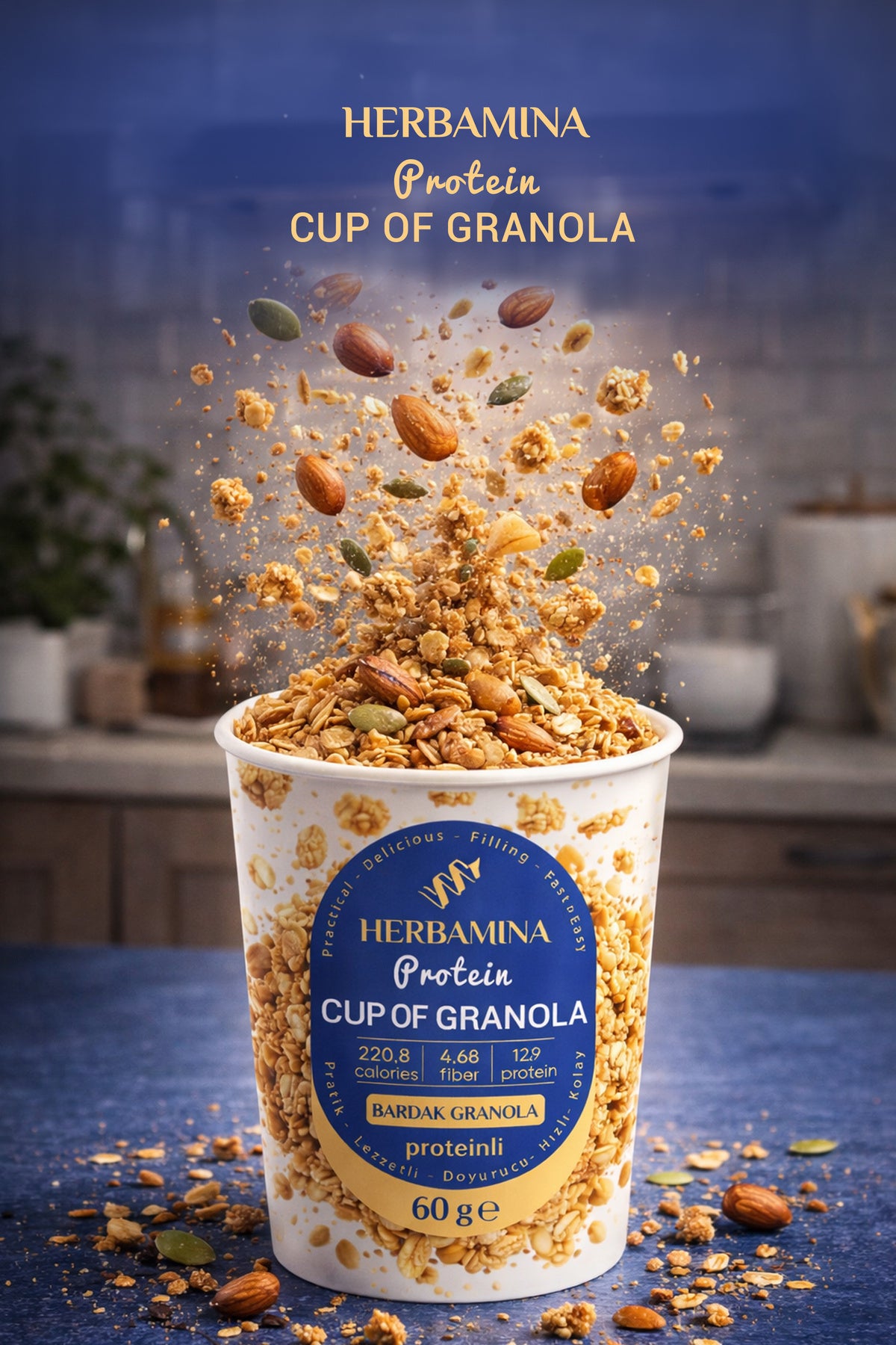 Bardak Granola Proteinli - 60 gr