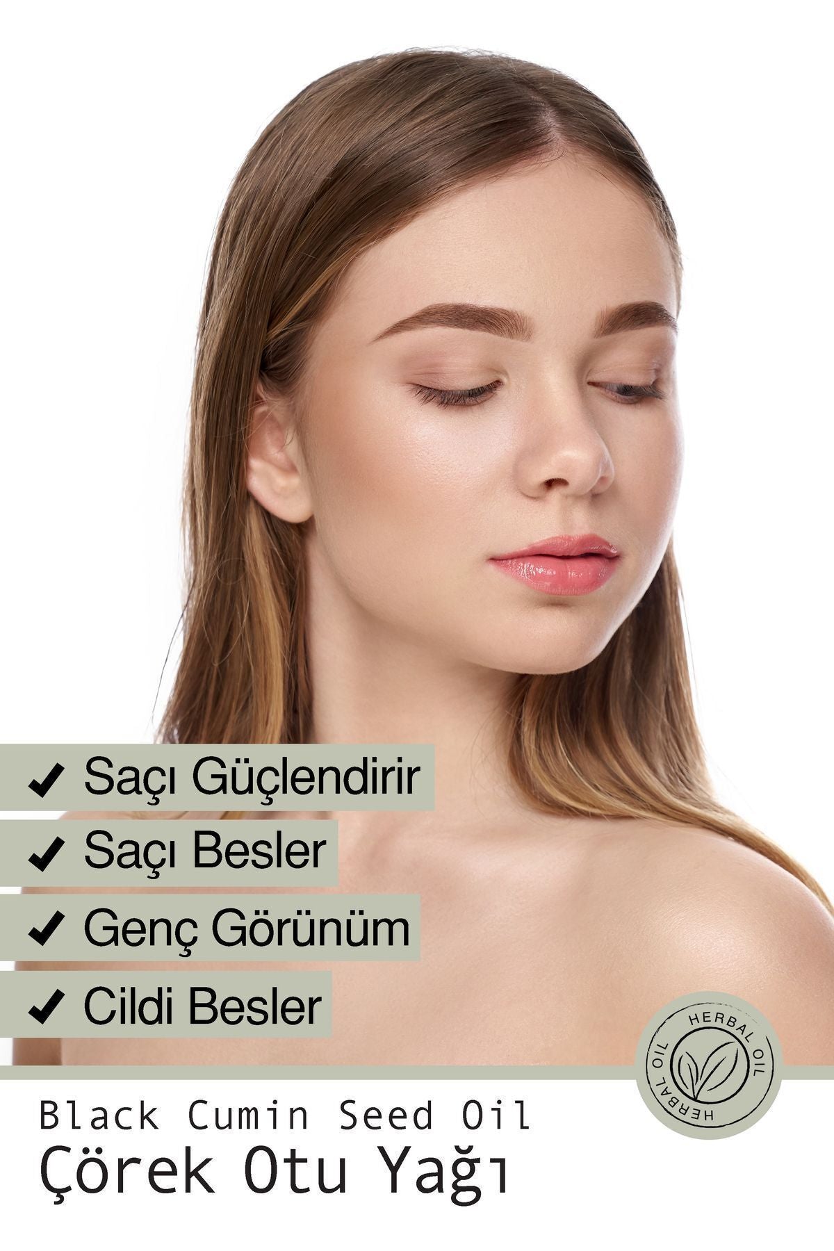 Doğal Çörek Otu Yağı - Dökülme Karşıtı Saç Ve Onarıcı Cilt Bakım Yağı 50 ml