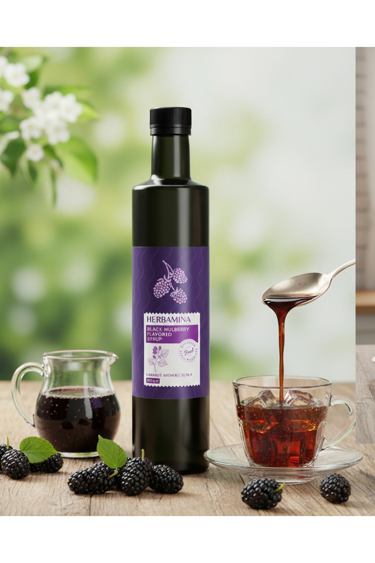 Karadut Aromalı Şurup 670 gram