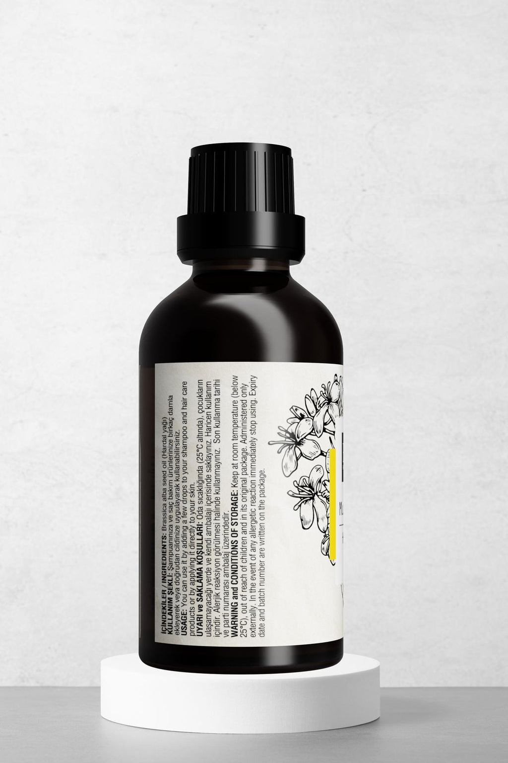 Hardal Yağı - Saç Dökülmesine Karşı Yoğun Bakım Ve Cilt Canlandırıcı Yağ 50 ml