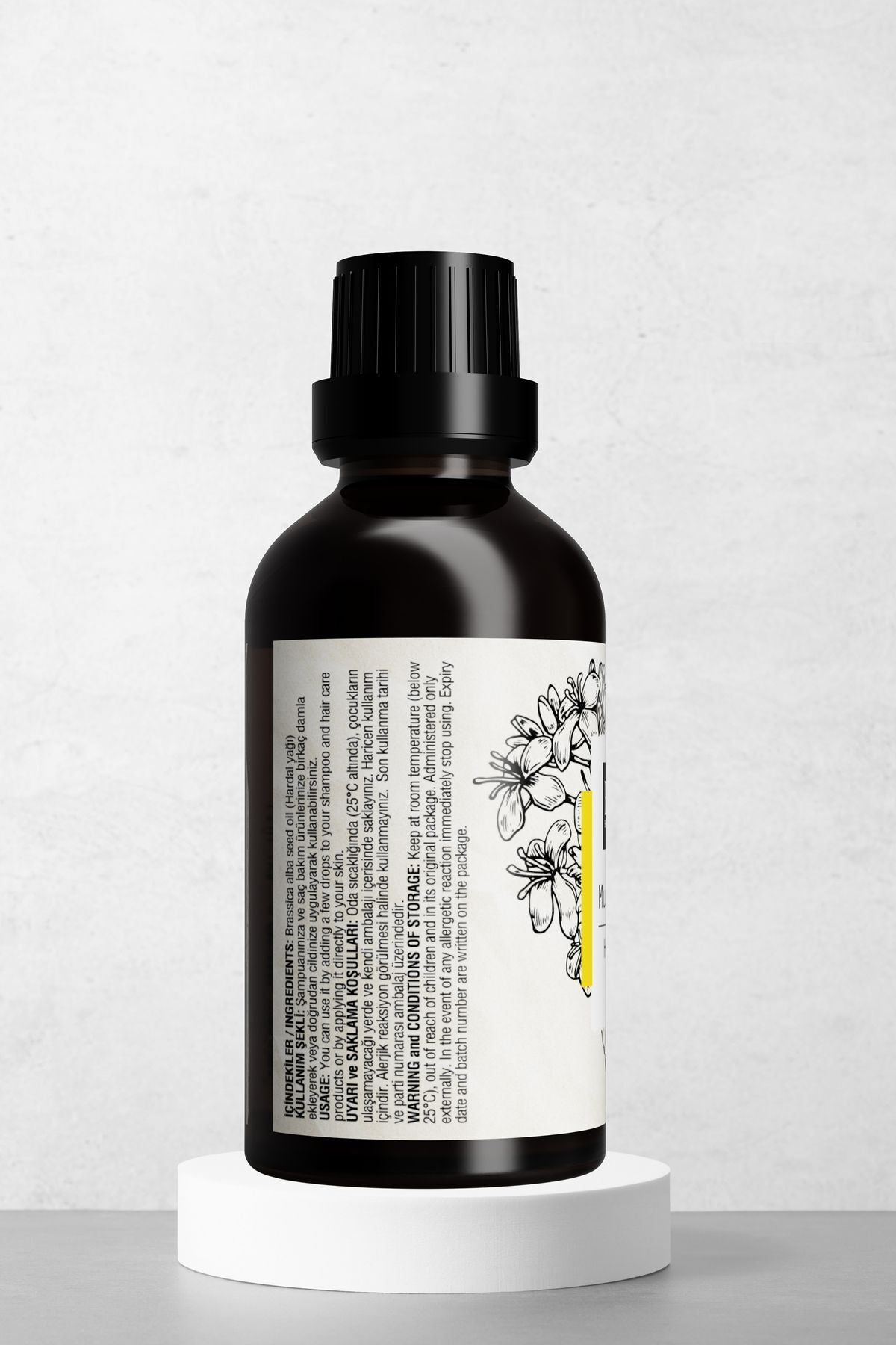 Hardal Yağı - Saç Dökülmesine Karşı Yoğun Bakım Ve Cilt Canlandırıcı Yağ 50 ml