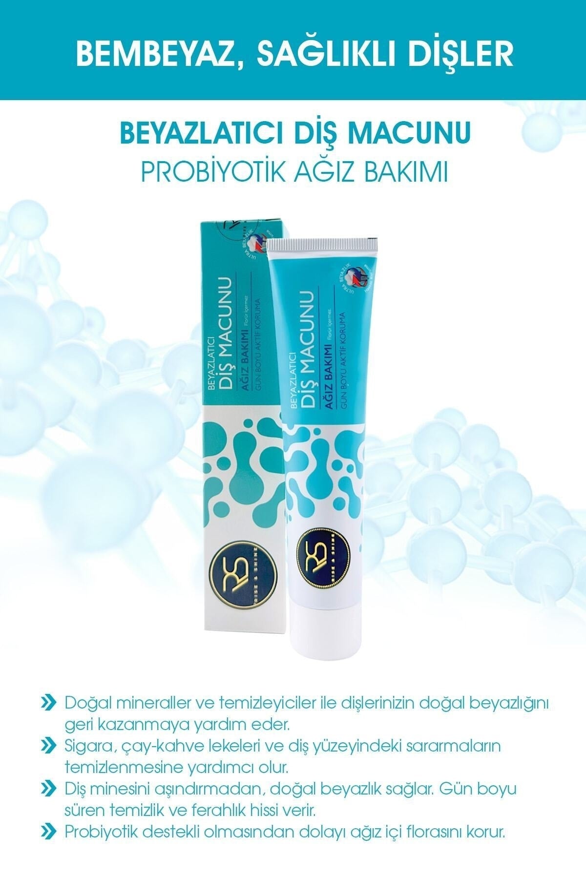 Beyazlatıcı Diş Macunu - 75 Ml