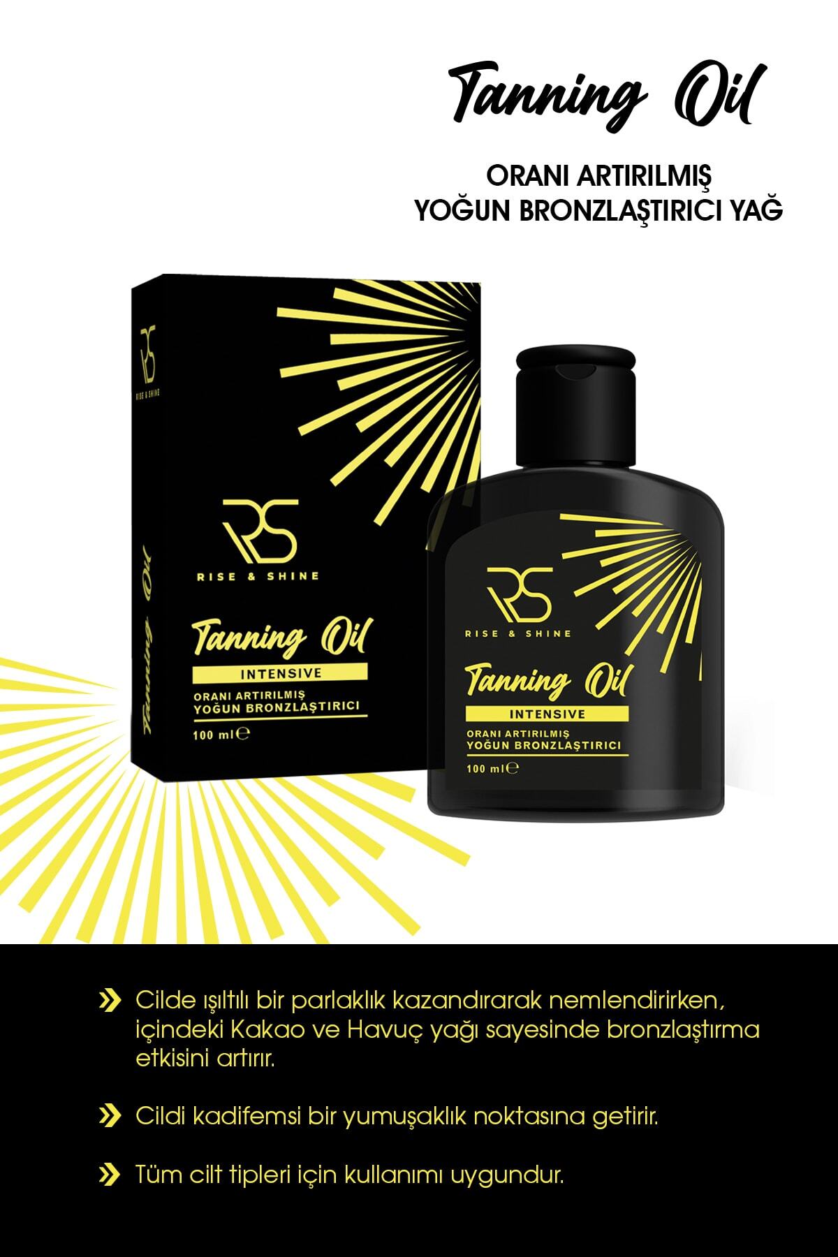 Oranı Artırılmış Yoğun Bronzlaştırıcı Yağ - 100 ml
