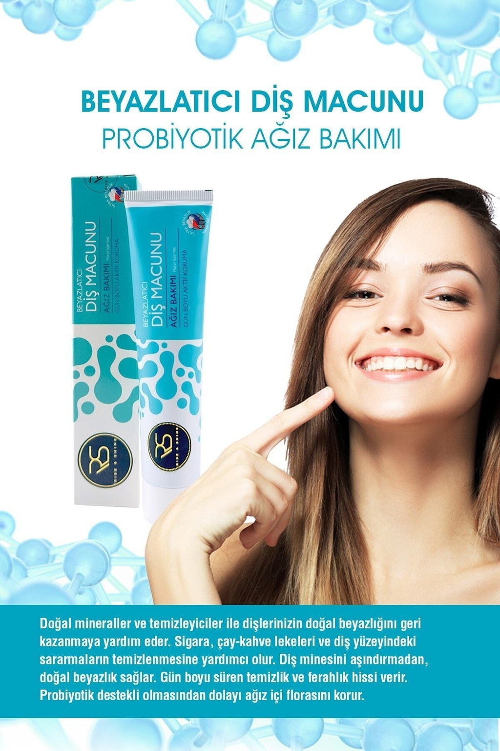 Beyazlatıcı Diş Macunu - 75 Ml
