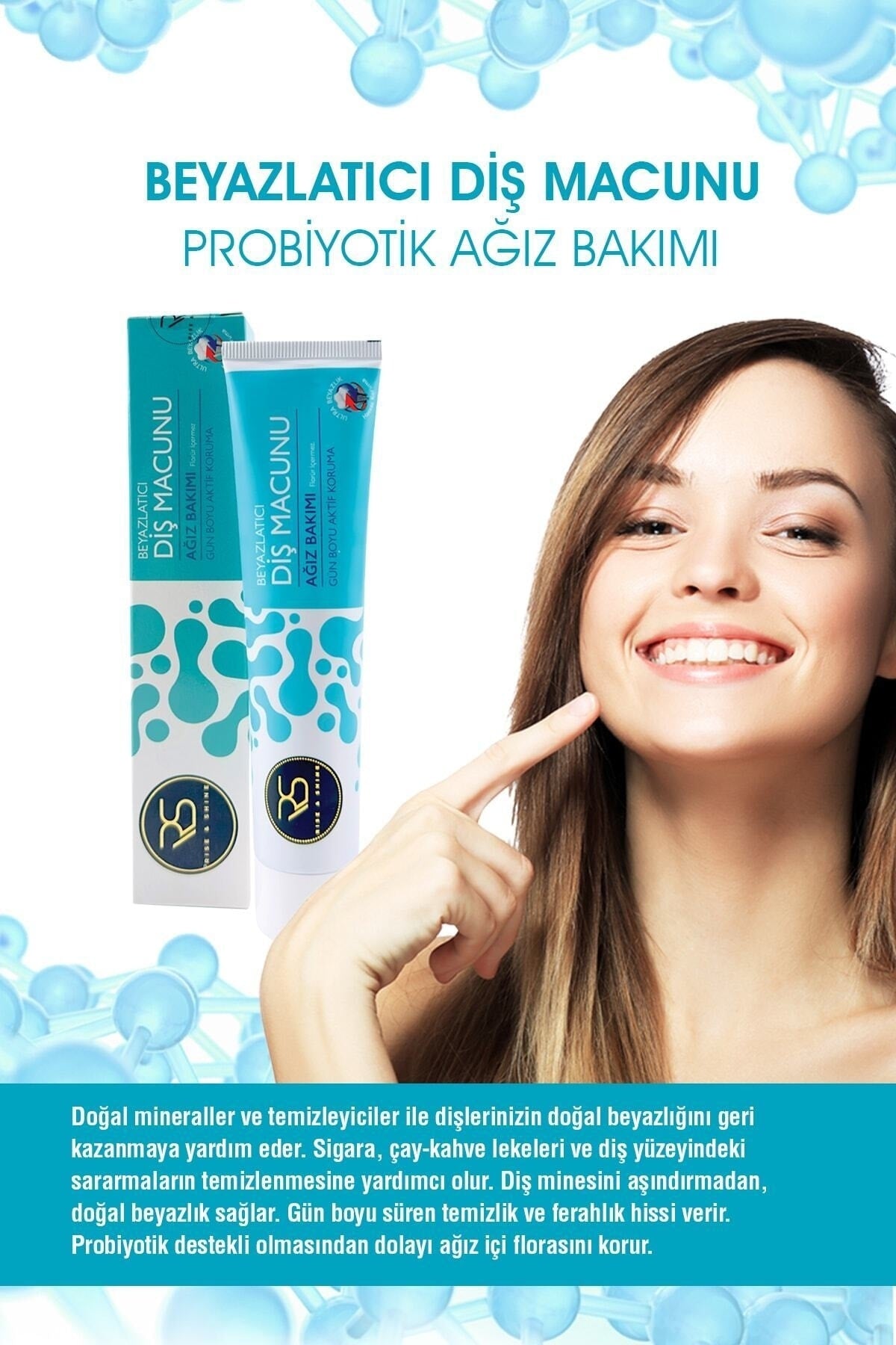 Beyazlatıcı Diş Macunu - 75 Ml